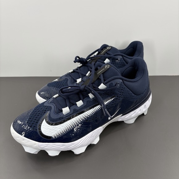 Nike Alpha Huarache Elite 4 Baseball Cleats Navy Blue FN7221-401 Men's Size 14